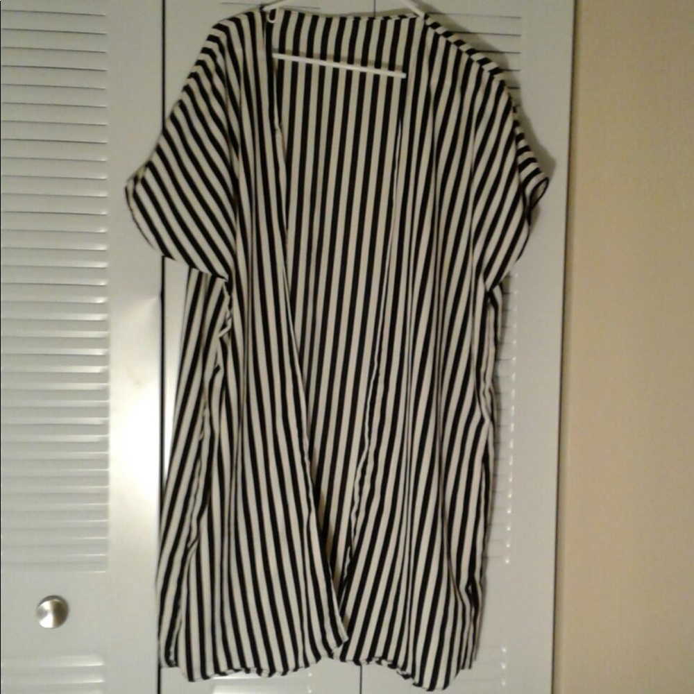 Open blouse